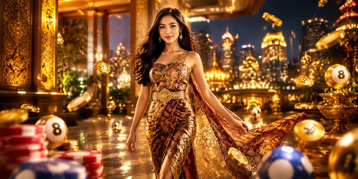 Suasana taruhan malam di pasar malam Vietnam yang penuh warna
