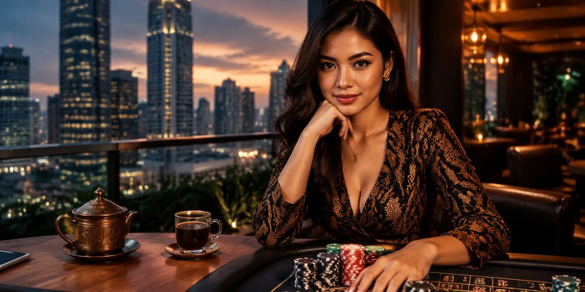Suasana lounge VIP eksklusif di kafe Vietnam dengan nuansa elegan dan nyaman