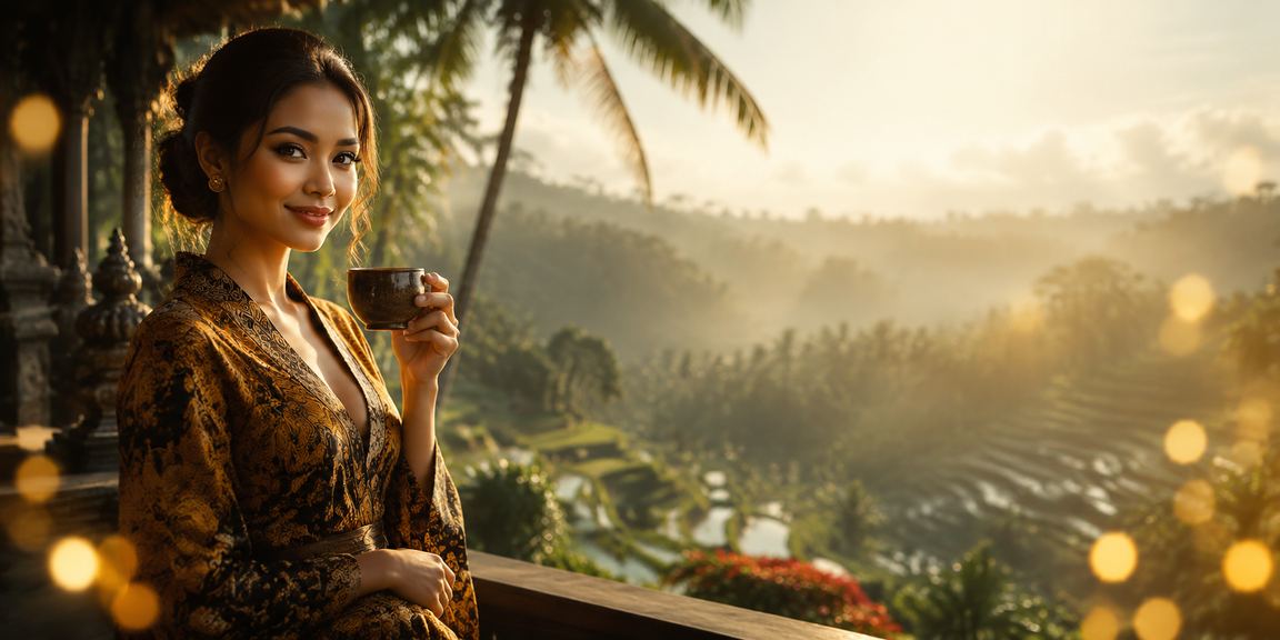 Suasana permainan casino eksklusif dengan nuansa kafe Vietnam yang elegan